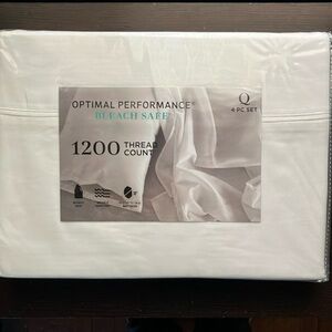 Optimal Performance Queen 4pc set  1200 Thread count